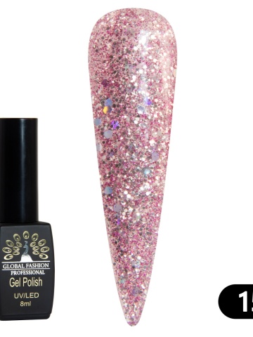 Oja semipermanenta BLACK ELITE, Global Fashion 8 ml, 152 - Img 2