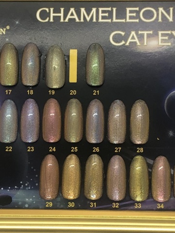 Oja semipermanenta Chameleon Cat Eyes, Global Fashion, 10ml, 17 - Img 1