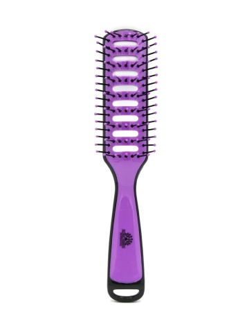 Perie de par, ingusta, 7084 - negru/violet - Img 1