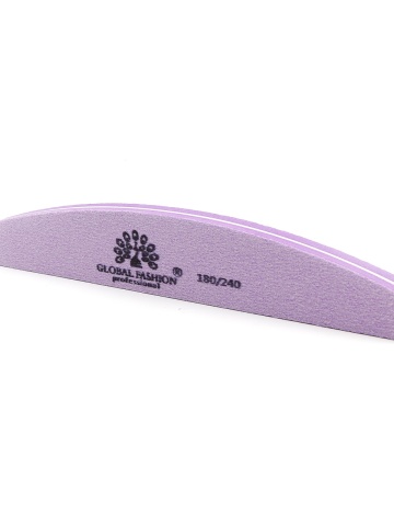 Pila buffer unghii, Global Fashion, 180/240, Violet - Img 2