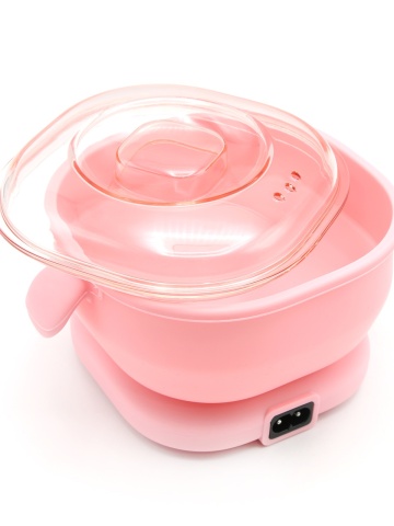 Wax Warmer topitor de ceară din silicon, culoare roz - Img 3