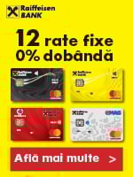 Banner E-Commerce de rate cu card de cumparaturi Raiffeisen Bank
