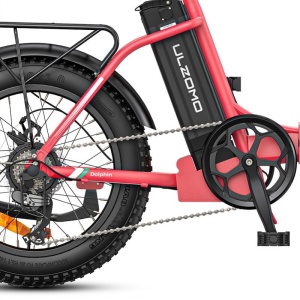 Bicicleta electrica pliabila ULZOMO E-bike Dolphin 20 Pink, remorciromania.ro,7610