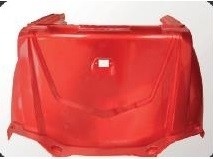 Caroserie spate sub scaun VM4 ROSU triciclu electric VM4, remorciromania.ro,5510