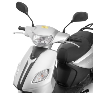 Scuter benzina, Voltarom Delivery PS5, 125 CC, Cu permis, 7.34 Cp, 80 Km/h, Gri, remorciromania.ro,7040