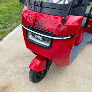 Tricicleta electrica 1000W, Voltarom VM5 ROSU, Fara permis, 72V, 20Ah, 25 Km/h, 58Km autonomie - Img 5