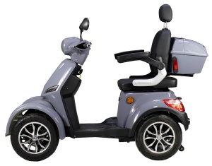 Tricicleta Electrica, FARA Permis, Volta M6, viteza maxima 25 km pe ora, Motor 1000W, Autonomie pana la 50km - Img 3