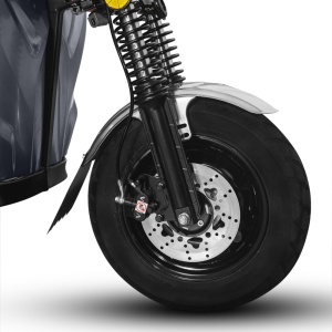 Voltarom Hercules, motor 3900W, 72V, 45 AH, viteza maxima 45 km pe ora, pana la 50km autonomie, Cu Permis, Triciclu Electric Tuk Tuk, Gri - Img 3