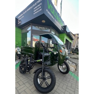 Pachet electric Voltarom JK160 Cargo 1500W + bicicleta pliabila electrica Shimano VB2 250W, autonomie extinsa - Img 3