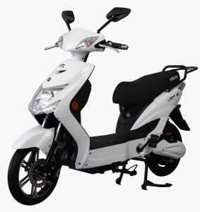 Scuter Electric (Bicicleta), Fara Permis, Cu Pedale Voltarom SX - 220 W, Alb, remorciromania.ro,7092