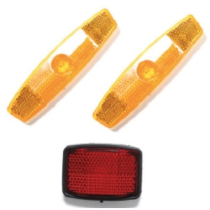 Stopuri reflectorizante, bicicleta electrica, Volta B1