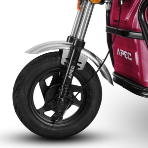 Triciclu electric 1000 W, Voltarom APT4 Fara permis, 60V, 20Ah, 25 Km/h, Rosu, Autonomie 41Km - Img 3