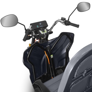 Triciclu Electric, FARA Permis, Motor 3900W, Voltarom Hercules, Tuk Tuk, 72V, 80Ah, pana la 70km autonomie, Gri - Img 4