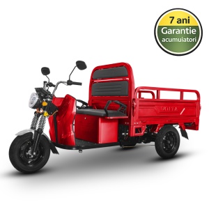 Triciclu Electric, FARA Permis, Motor 3900W, Voltarom Hercules VT5, Tuk Tuk, ROSU, viteza maxima 25 km pe ora, 72V, 60Ah, pana la 70km autonomie - Img 13