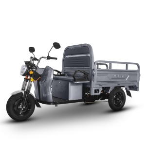 Voltarom Hercules, motor 3900W, 72V, 60 AH, viteza maxima 25 km pe ora, pana la 70km autonomie, Fara Permis, Triciclu Electric VT5, Tuk Tuk, Gri - Img 1