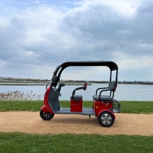 Tricicleta electrica 1000W, Voltarom VM5 BLUE, Fara permis, 72V, 20Ah, 25 Km/h, 58Km autonomie - Img 3
