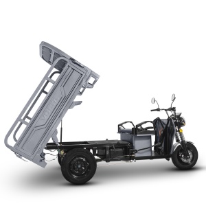 Triciclu Electric, FARA Permis, Motor 3900W, Voltarom Hercules, Tuk Tuk, 72V, 45Ah, pana la 50km autonomie, Gri, remorciromania.ro,7164