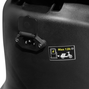 Scuter electric, 2000W, cu permis, Voltarom S2, autonomie pana la 60 km, visiniu, remorciromania.ro,7344