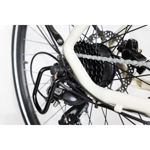 Bicicletă Electrică 250W, Voltarom C30, Baterie 36V 10Ah, Autonomie 60 km, Frâne Hidraulice, Roți 700C - Img 4