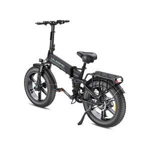 Bicicleta electrica pliabila Ulzomo Dunes 20 E-bike, 750W, 48V 16Ah, autonomie 120km, viteza maxima 40km/h, 20" (Black), remorciromania.ro,7715