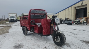 *Resigilat-Triciclu electric Voltarom Hercules fără permis, autonomie până la 50 km, 3900W, 25Km/h roșu