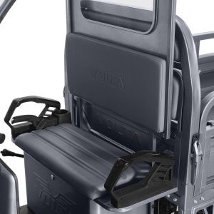 Triciclu Electric, Voltarom Hercules, FARA Permis, Tuk Tuk, Cu Cabină Motor 3900W, 72V, 120Ah, pana la 120Km autonomie, Gri, remorciromania.ro,8205