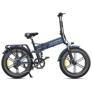 Bicicleta electrica pliabila Ulzomo Dunes 20 E-bike, 750W, 48V 16Ah, autonomie 120km, viteza maxima 40km/h, 20" (Blue), remorciromania.ro,7716
