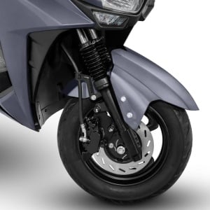 Scuter Electric 2000W, Voltarom VS1 Fara permis, 60V, 20Ah, viteza maxima 25 Km pe ora, Gri, Autonomie 74Km - Img 3