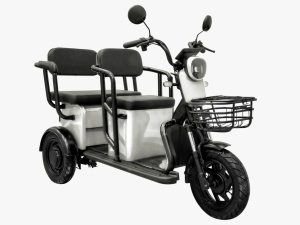Tricicleta electrica, Volta APM5, Alb, viteza maxima 25 km pe ora, Autonomie pana la 40 km - Img 3