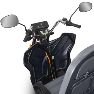 Voltarom Hercules, Motor 3900W, 72V, 120Ah, pana la 120km autonomie, viteza maxima 25km pe ora, Triciclu Electric VT5 Fara permis, Gri - Img 3
