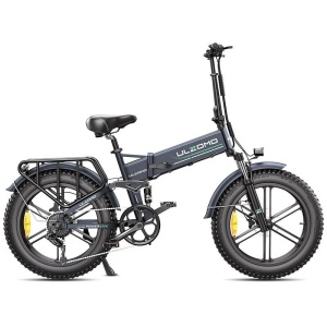 Bicicleta electrica pliabila Ulzomo Dunes 20 E-bike, 750W, 48V 16Ah, autonomie 120km, viteza maxima 40km/h, 20" (Black), remorciromania.ro,7637