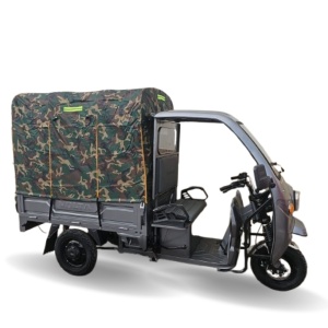 Prelata impermeabila camuflaj VT5 pt triciclu electric VT5 - inclus accesorii de montaj - Img 3