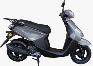 Scuter benzina, Voltarom Delivery PS3, 49.6 CC, Cu permis, 8.05 Cp, 45 Km/h, Gri, remorciromania.ro,7097