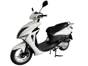 Scuter pe benzina, Voltarom Delivery, Permis A1 sau B, S5, 49 cc, Alb - Img 1