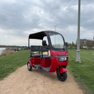Tricicleta electrica 1000W, Voltarom VM5 BLUE, Fara permis, 72V, 20Ah, 25 Km/h, 58Km autonomie - Img 4