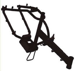 Cadru spate, bicicleta electrica, Volta B2