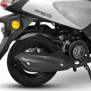 Scuter benzina, Voltarom Delivery PS5, 125 CC, Cu permis, 7.34 Cp, 80 Km/h, Gri, remorciromania.ro,7048