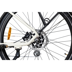 Bicicletă Electrică 250W, Voltarom C30, Baterie 36V 10Ah, Autonomie 60 km, Frâne Hidraulice, Roți 700C - Img 3