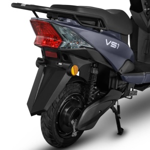 Scuter Electric 2000W, Voltarom VS1 Fara permis, 60V, 20Ah, viteza maxima 25 Km pe ora, Gri, Autonomie 74Km - Img 6