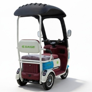 Tricicleta Electrica Voltarom SG-XY, Motor 1000W, Autonomie 50-70 km, Baterie 60V 20Ah, Viteza 25 km pe ora, Fara Permis - Img 2