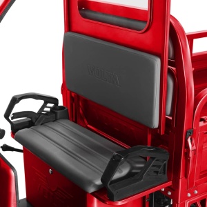 Voltarom Hercules, motor 3900W, 72V, 60 AH, viteza maxima 25 km pe ora, pana la 70km autonomie, Fara Permis, Triciclu Electric VT5, Tuk Tuk, Cu cabina, Rosu - Img 2