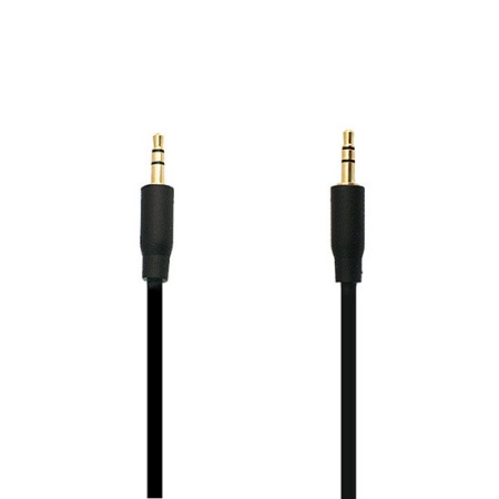 Adaptor audio line in - jack 3.5mm to jack 3.5mm - 1 Meter Negru