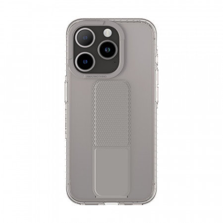 Amazing Thing Titan Pro Holder Case IP156.7PTHGY for Iphone 15 Pro Max titanium with stand