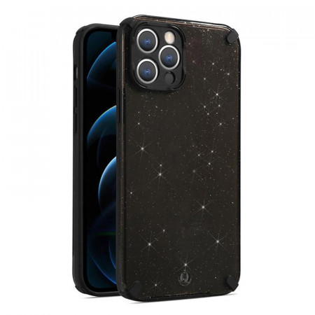 Armor Glitter Husa pentru Iphone 12 Pro Max negru