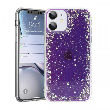 Brilliant Clear Husa pentru Samsung Galaxy S21 Ultra Purple