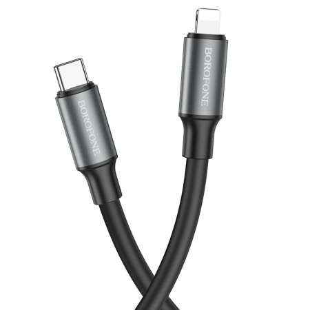 Cablu Borofone BX82 Bountiful - Type C to Lightning - PD 20W 1 metre Negru