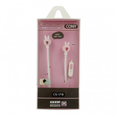 Casti CASNI - CS-178 cu microfon White