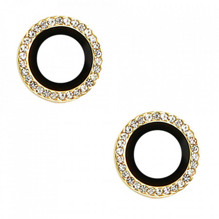 Folie Sticla Tempered HARD DIAMOND pentru camera (LENS) pentru Iphone 14/14 Plus Auriu (2 pieces)