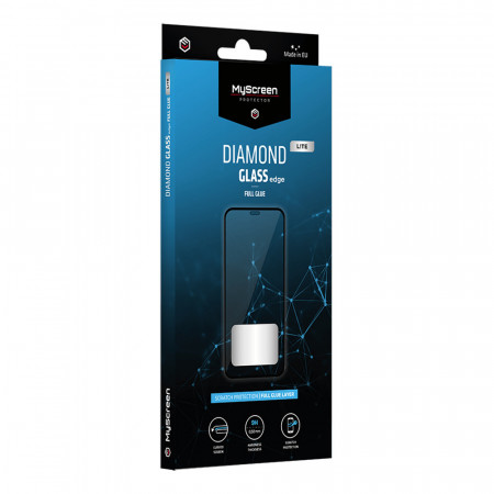 Folie Sticla TempeRosu MyScreen LITE Diamond Sticla Edge Full Glue pentru Samsung Galaxy S23 FE Negru