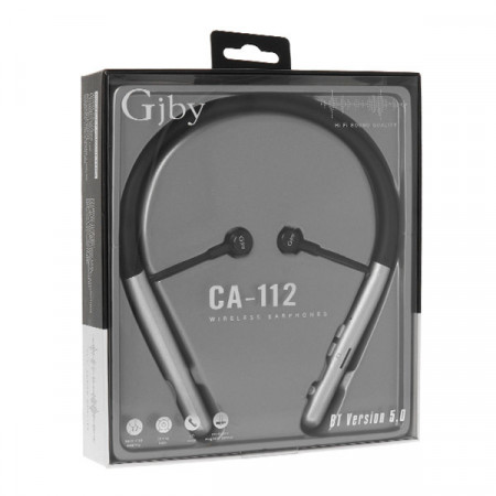 GJBY headphones - BLUETOOTH CA-112 Black